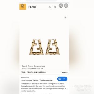 Fendi earrings